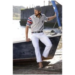 Tiefbundhose GUNTRAM Weiß -Jan Vanderstorm server 3884