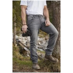 Tiefbundjeans DIERK Grau -Jan Vanderstorm server 4026