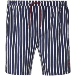 Badeshorts NAATAN Dunkelblau Gestreift