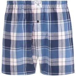 3er Pack Boxershorts RIKU Blau Gemustert -Jan Vanderstorm server 4660
