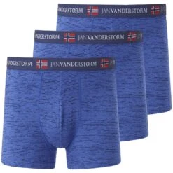 3er Pack Retropant NORIK Blau