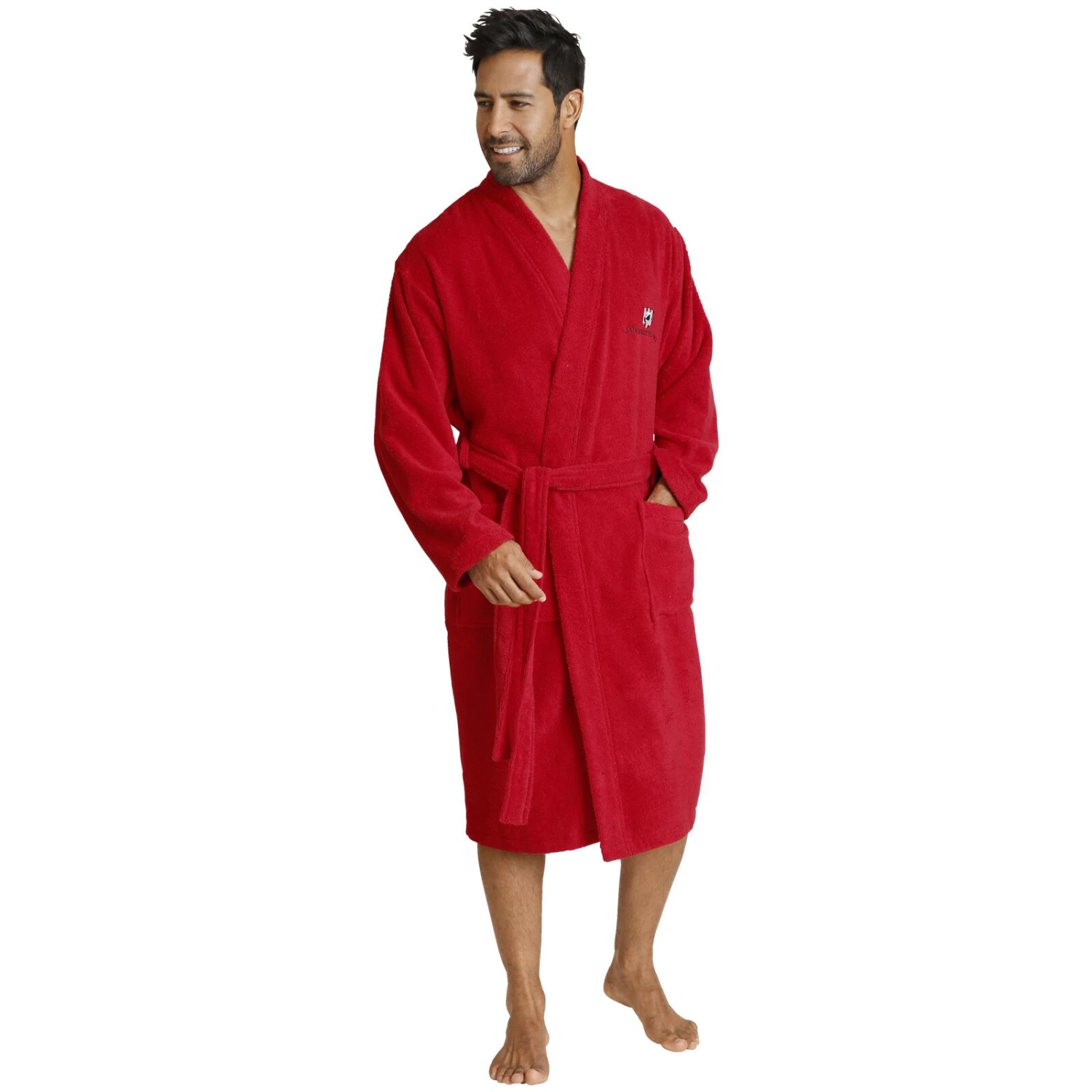 Bademantel JANNING Rot 2 Bademantel JANNING Rot – Bild 2