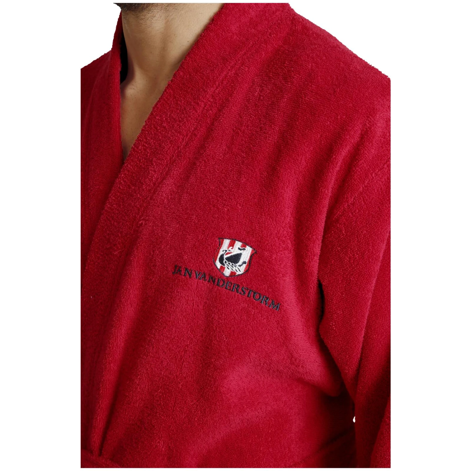 Bademantel JANNING Rot 4 Bademantel JANNING Rot – Bild 4