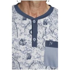 Schlafanzug TERO Blau Gemustert -Jan Vanderstorm server 4827