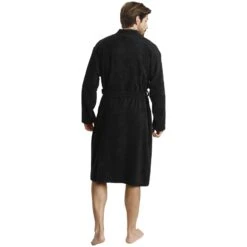 Bademantel JANNING Schwarz -Jan Vanderstorm server 4904