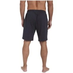 Kurze Schlafhose BARO Dunkelblau Gestreift -Jan Vanderstorm server 4932