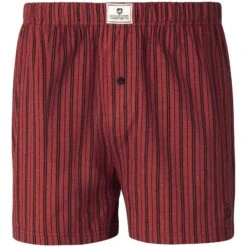 2er Pack Boxershorts THURE Rot Grau -Jan Vanderstorm server 4974