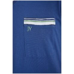 Kurzer Schlafanzug FREDSTEIN Royal Blau Gemustert -Jan Vanderstorm server 4991