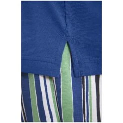 Kurzer Schlafanzug FREDSTEIN Royal Blau Gemustert -Jan Vanderstorm server 4993