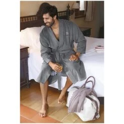 Bademantel JANNING Grau -Jan Vanderstorm server 5012