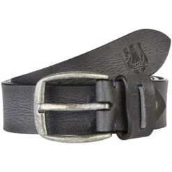 Ledergürtel THORULF Grau