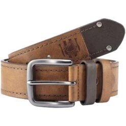Gürtel BORAK Hellbraun