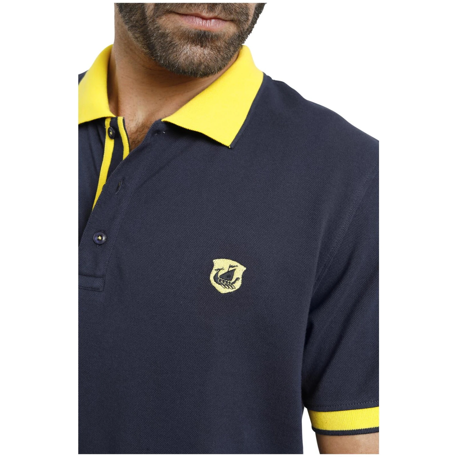 Poloshirt LAVRANS Dunkelblau 5 Poloshirt LAVRANS Dunkelblau – Bild 5