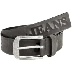 Ledergürtel DAGUR Schwarz