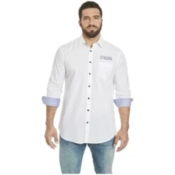 Doppelpack Hemd ULFE Hellblau Weiß -Jan Vanderstorm server 525