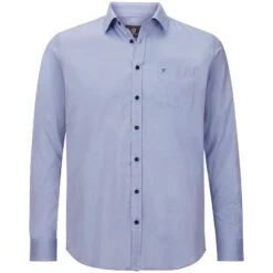 Doppelpack Hemd ULFE Hellblau Weiß -Jan Vanderstorm server 532