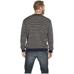 Pullover ERICH Dunkelblau Gemustert -Jan Vanderstorm server 550