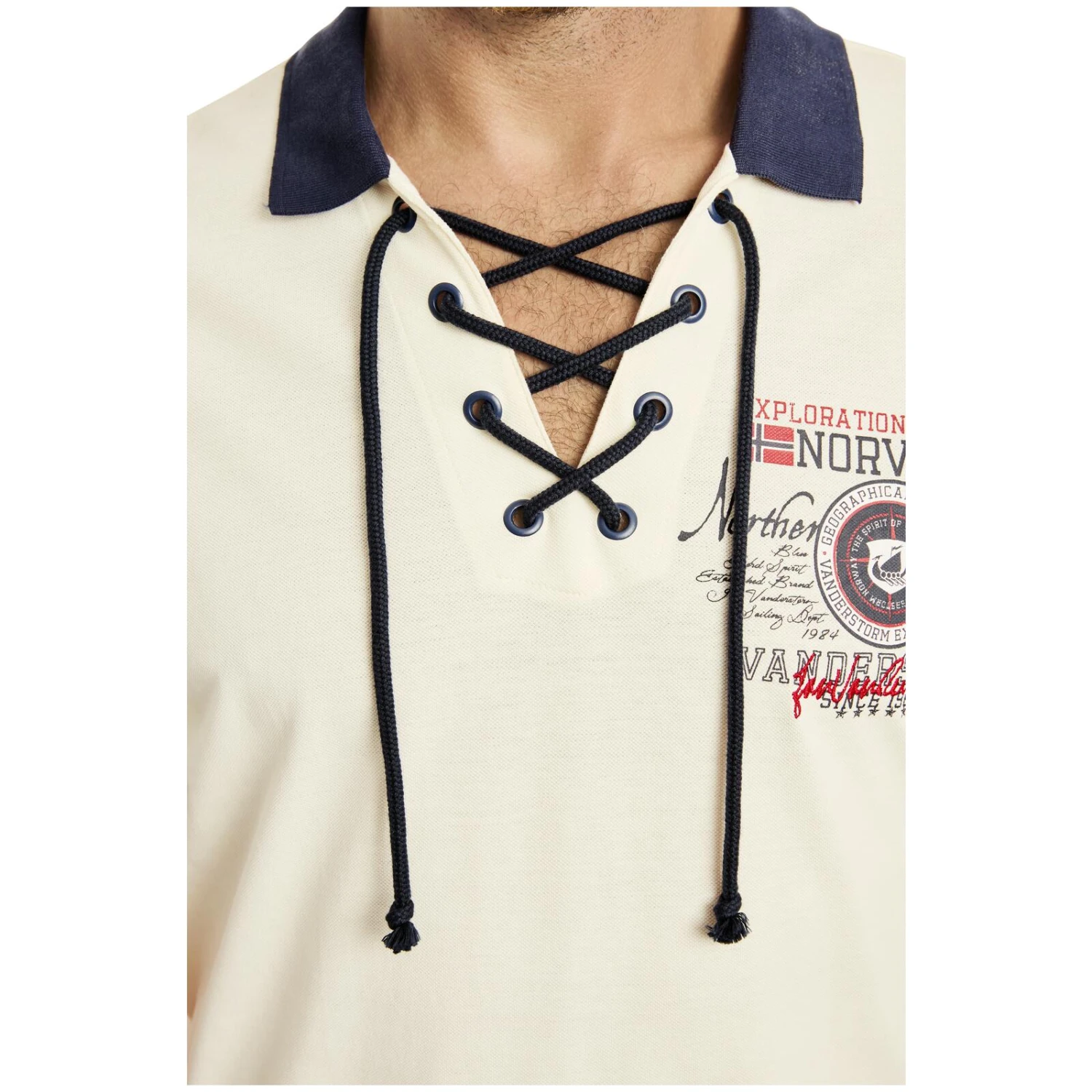 Doppelpack Poloshirt ELJAR Wollweiß Oliv 7 Doppelpack Poloshirt ELJAR Wollweiß Oliv – Bild 7