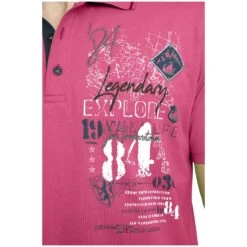 Poloshirt NANFRED Pink -Jan Vanderstorm server 574