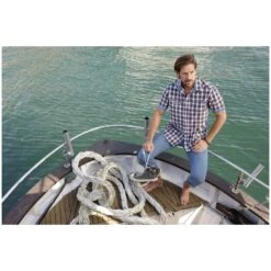 Kurzarmhemd SINDBALD Blau Rot Kariert -Jan Vanderstorm server 589