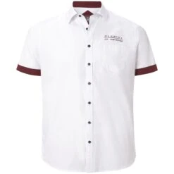 Doppelpack Hemd EVIN Weiß Rot -Jan Vanderstorm server 651