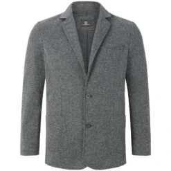 Jersey-Sakko ALBIN Grau Melange