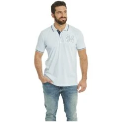 Doppelpack Poloshirt BERAU Hellblau Dunkelblau -Jan Vanderstorm server 887