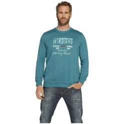 Doppelpack Sweatshirt BOTU Petrol Dunkelblau -Jan Vanderstorm server 922